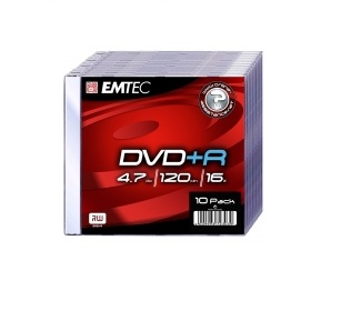 DVD+R EMTEC 4.7 Gb 16X slim - канцтовары в Минске